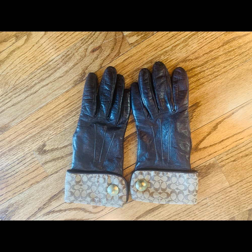 Coach Monogram Winter Gloves - Supple Leather